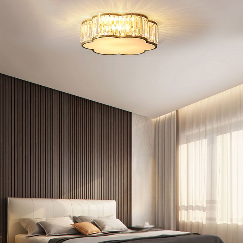 American Style Ceiling Light Geometry Shape Ceiling Lamp for Living Room