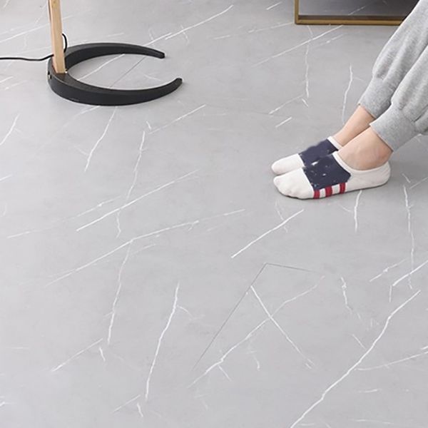 Marbling Plastic Floor Water Resistant Peel & Stick Floor Tiles