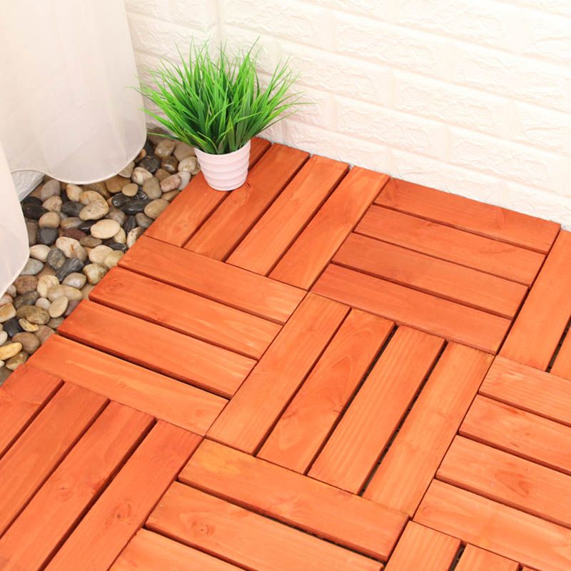 Interlocking Patio Flooring Tiles Solid Wood Patio Flooring Tiles