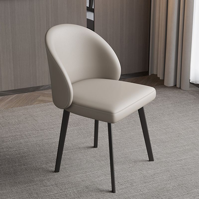 Contemporary Kitchen Dining Side Chair Leather Dining Chairs