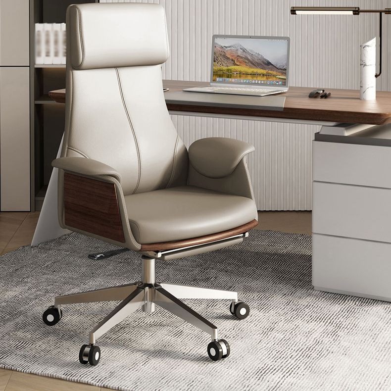 Contemporary Executive Chair Wayfair Basics High Back Swivel with Wheels Ergonomic Chair