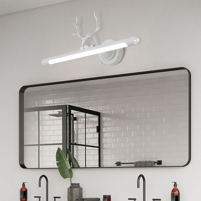 Aluminium LED Mirror Light Vintage Bathroom Vanity Lighting with Antler