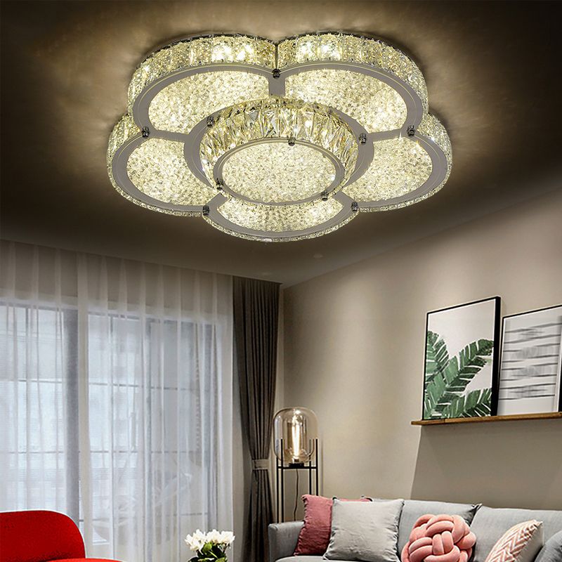 Modern Style Plum Shape Ceiling Lamp Metal 1 Light Ceiling Lighting for Dining Room