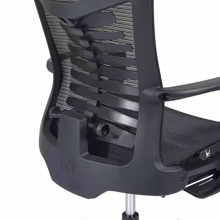 Arms Included Swivel Chair Ergonomic Mesh High-Back Office Chair