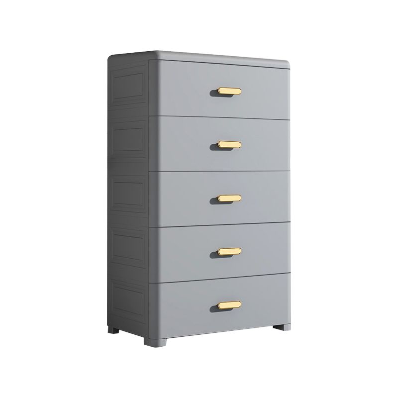 Contemporary Bedroom Armoire 5-drawer Wardrobe Armoire for Home