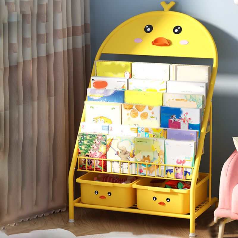 Nordic Style Metal Book Display Home Freestanding Kids Book Display