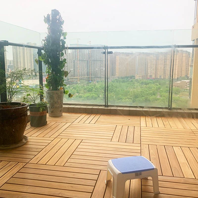 Composite Interlocking Flooring Tiles Outdoor Wood Floor Planks