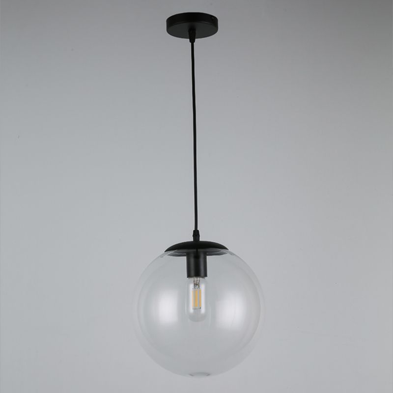 Industrial Pendant Light Pure Glass Light Room Bedroom Light