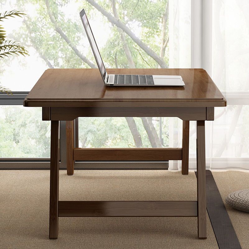 Contemporary Style Engineered Wood Desk Rectangle Folding Desk