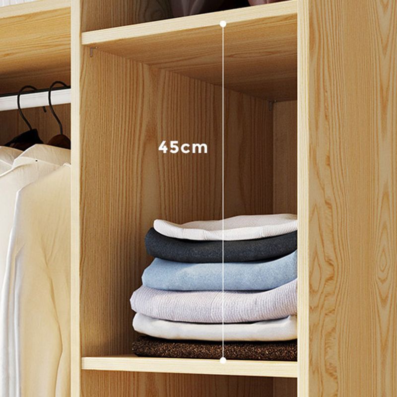 Wooden Hanging Clothes Rack White Hanging Clothes Rack with Door