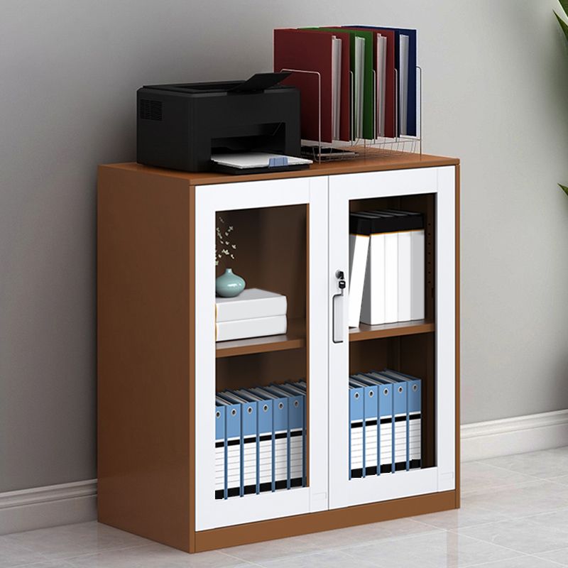 Modern Cabinet Metal with Adjustable Storage Shelves Lateral Filing Cabinet