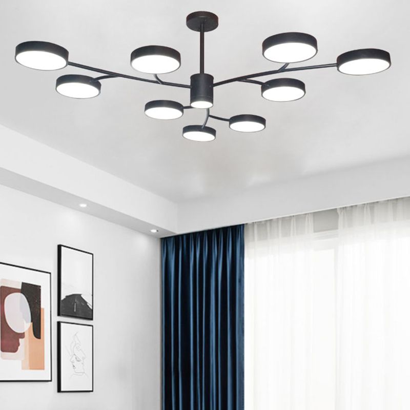 Contemporary Style Geometry Shape Pendant Chandeliers Metal Chandelier Lighting