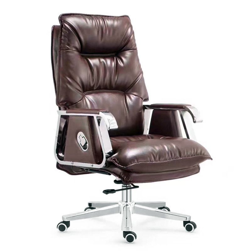 High Back Executive Swivel Office Chair Faux Leather Office Chair