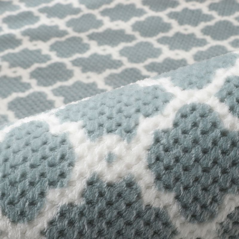 Simplicity Trellis Print Teppich Polyester Shag Teppich Färbung Resistent Innenteppich für Erwachsene Schlafzimmer