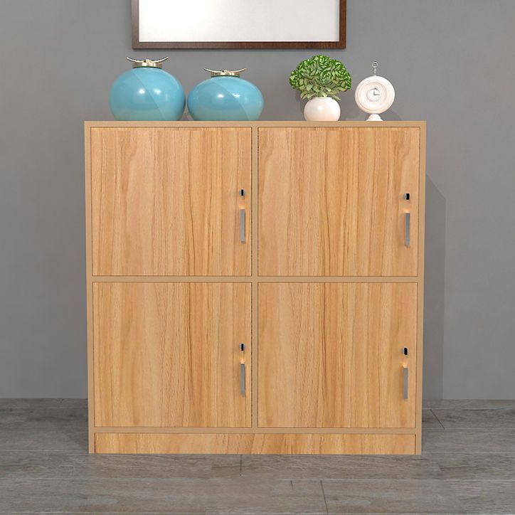 Manufactured Wood Matte Finish Cabinet Modern Storage Cabinet with Hinged Doors