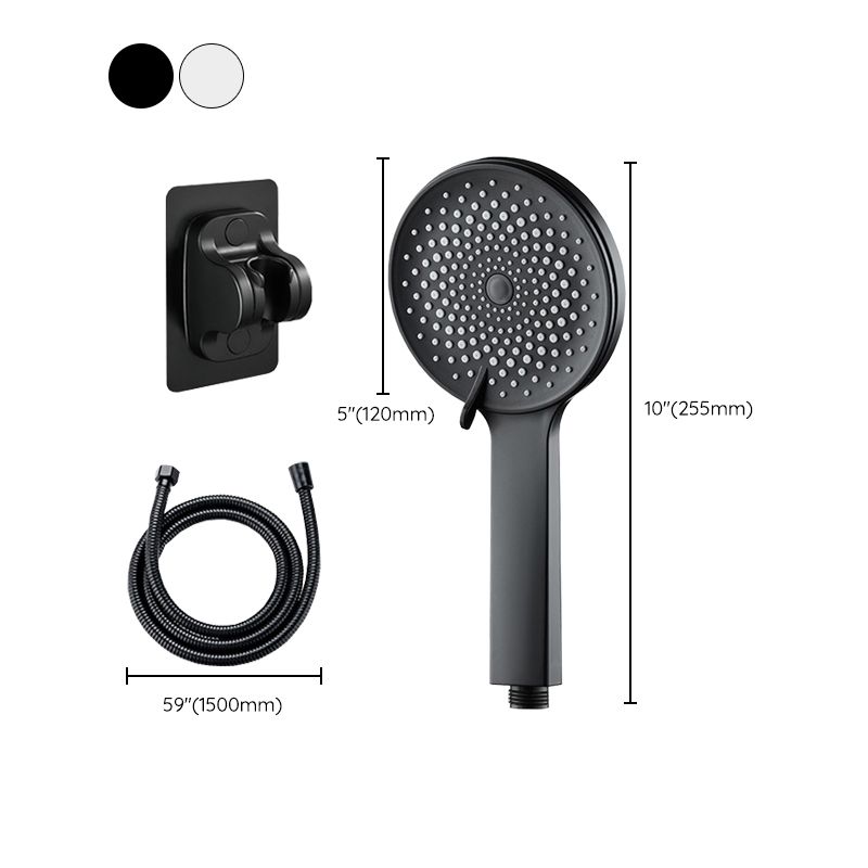 Plastic Handheld Shower Head Adjustable Spray Pattern Shower Head