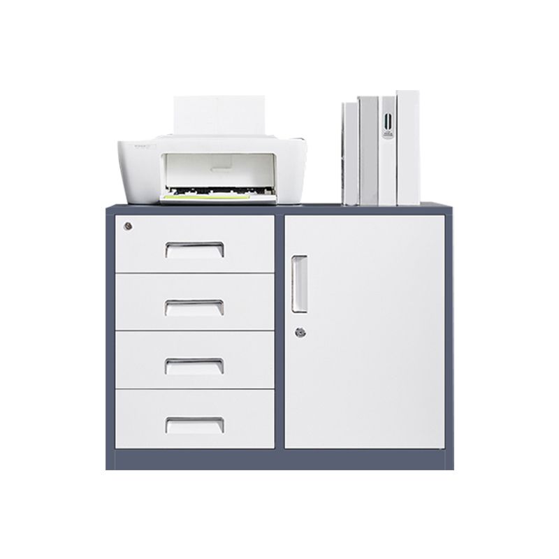 Modern Style File Cabinet Metal Frame Lock Storage Filing Cabinet