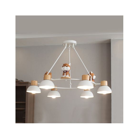 Metal Dog Hanging Pendant Lights Modern Hanging Ceiling Fixtures for Living Room