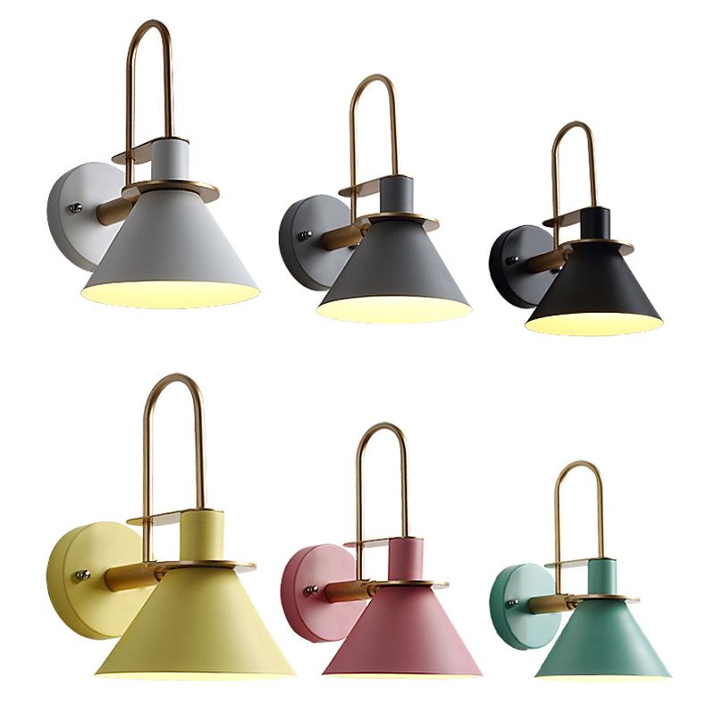 Industrial Colorful Vanity Light Simple Wall Light Sconce for Washroom