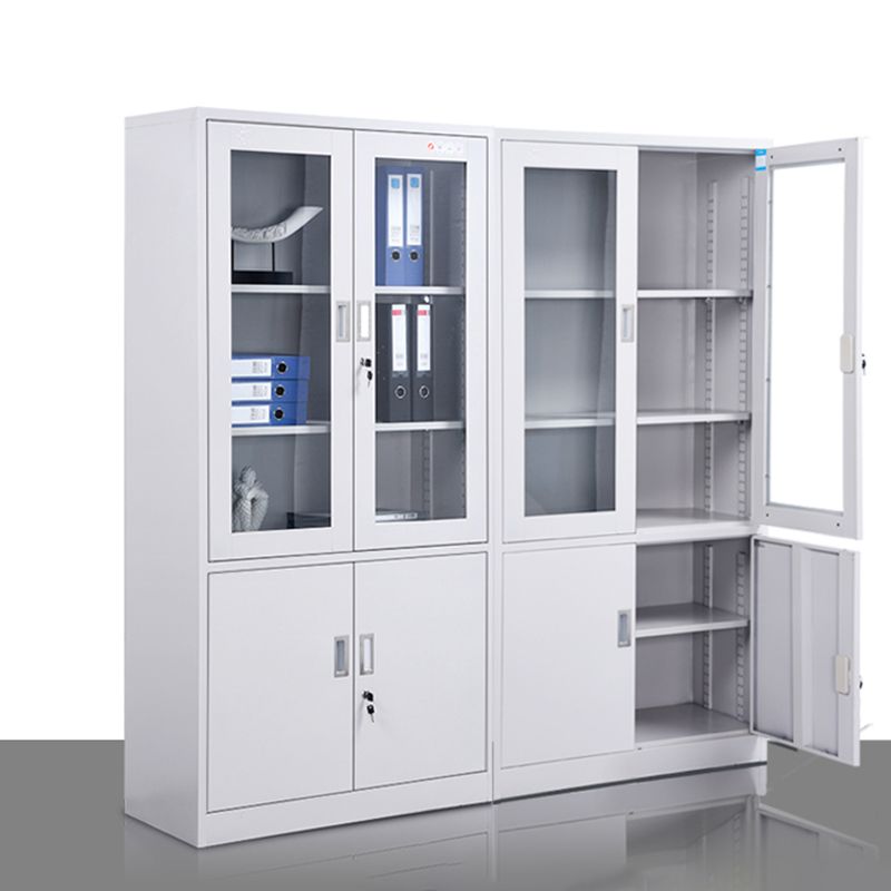 Glass Storage File Cabinet Contemporary Shelves Locking File Cabinet