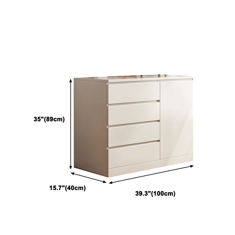 Bedroom Wooden Storage Chest Dresser White Storage Chest Dresser with Drawers