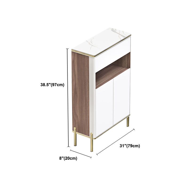 Glam Style Sideboard Door and Drawer Server for Home Kitchen