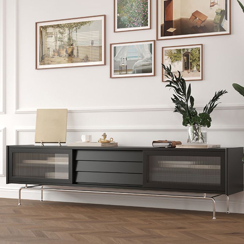 Scandinavian TV Stand Console Solid Wood TV Console for Living Room