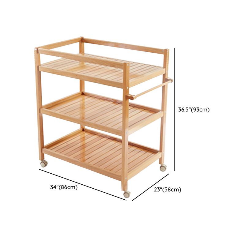 Modern Wooden Baby Changing Table Flat Top Changing Table With Wheels