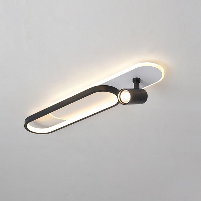 Industrial Flush Mount Light LED Lighting Lineare Flush Monte Lighting Tiered Flush Monte Light in Bedroom o Cloakroom