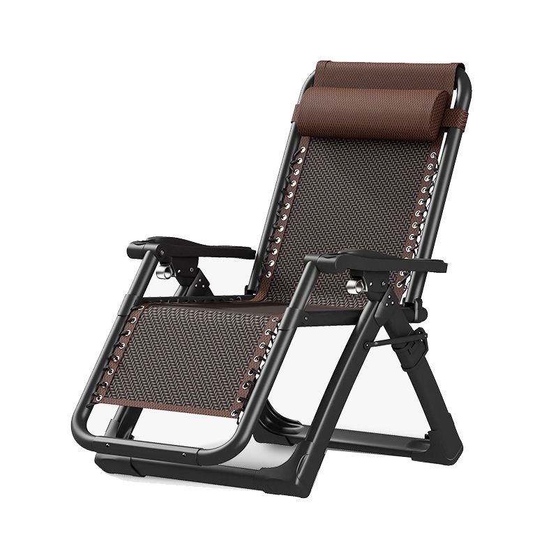 Traditional Rocker Ergonimic Recliner With Cup Holders and Metal Base