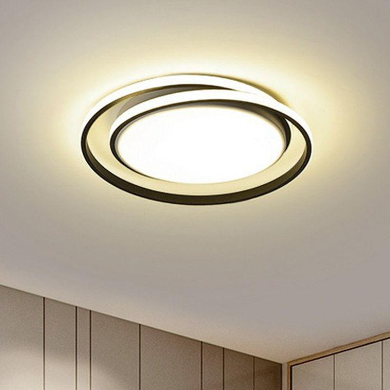 Acrylic Round LED Flush Mount Light Simplicity Flush Mount Ceiling Light for Bedroom