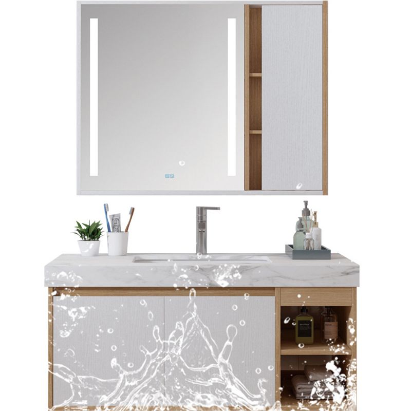 Contemporary Sink Cabinet Mirror Cabinet Bathroom Space Saver Vanity