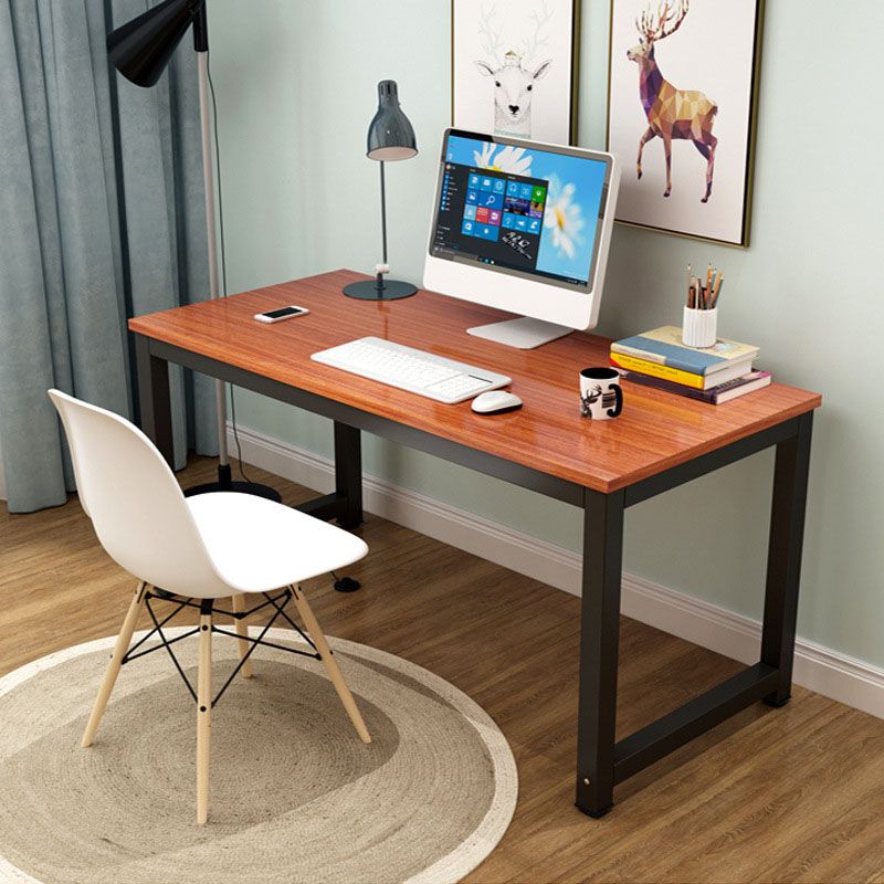 Mission Style Home Bedroom Desk Rectangular Office Artificial Wood Writing Desk