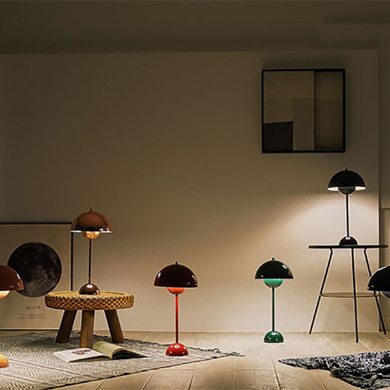 Contemporary Table Light Fixture Colorful Optional Lamp for Bedroom Living Room Study