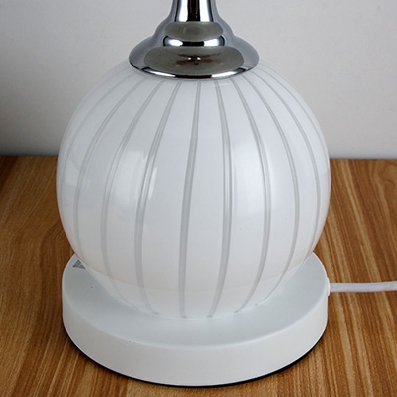 Glass Round Shape Lamp Mount Lighting Modern 2-Lights Lamp Fixture