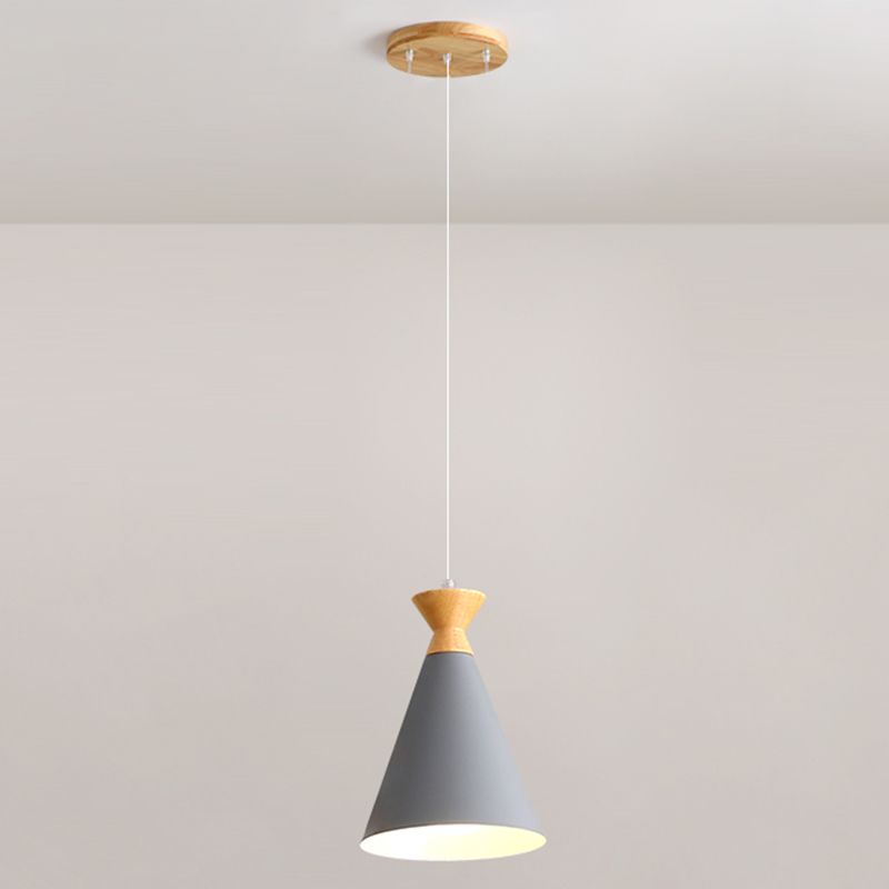 Geometric Shape Metal Hanging Light Nordic Macaron Hanging Light Fixtures