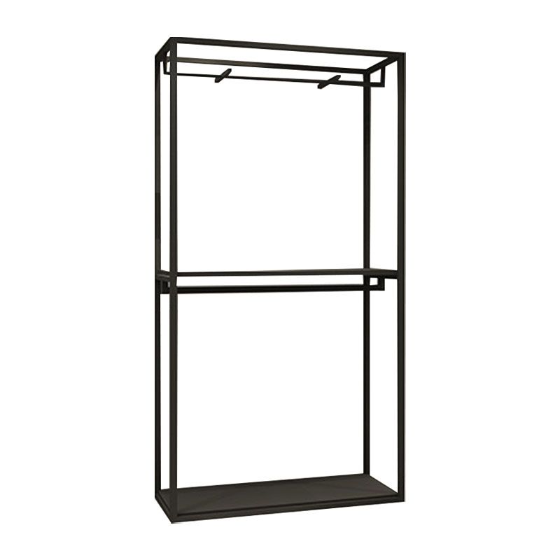 Industrial Metal Coat Hanger Free Standing Coat Rack for Living Room