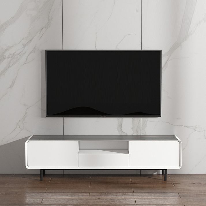 Stone TV Media Console Modern TV Media Stand for Living Room