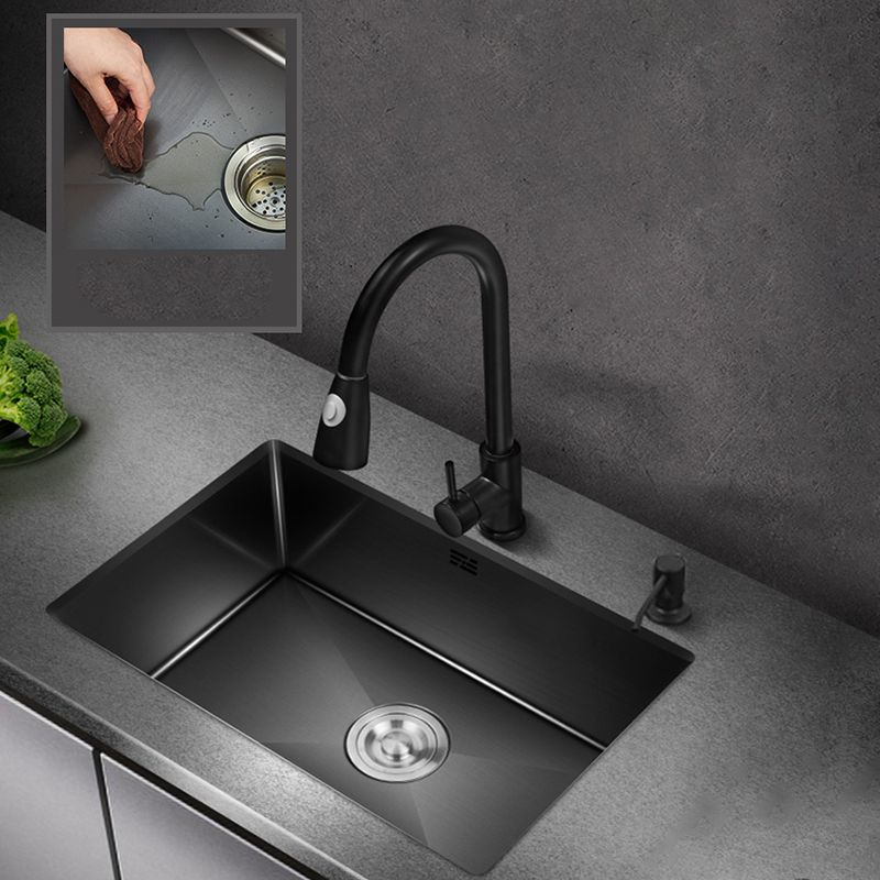 Classic Sink Stainless Steel Drop-In Friction Resistant Sink for Kitchen