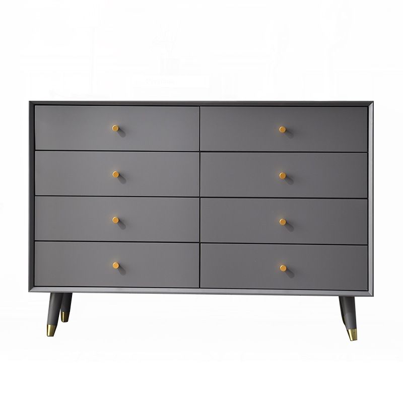 Modern Solid Wood Storage Chest Bedroom 16" D Storage Chest Dresser with Drawers