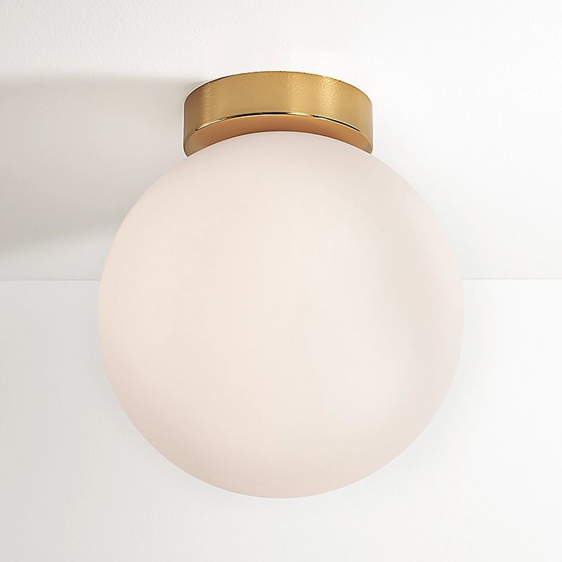 Household Wall Sconce Lighting Minimalist Glass Ball Shade Wall Lighting Fixture