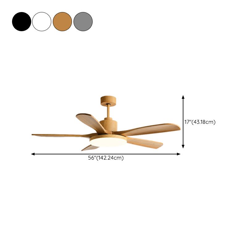 Metal Fan Shape Ceiling Fan Kid Style Single Light Ceiling Mount Fans Fixture