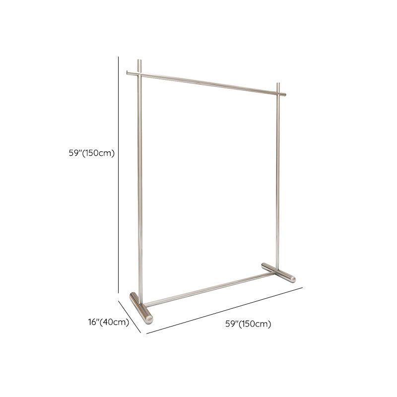 Industrial Coat Rack Free Standing Stainless Steel Coat Hanger for Living Room