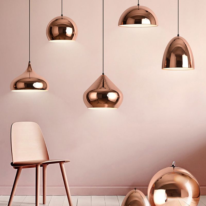 Postmodern Hanging Light Metal Pendant Lighting Fixture for Dining Room