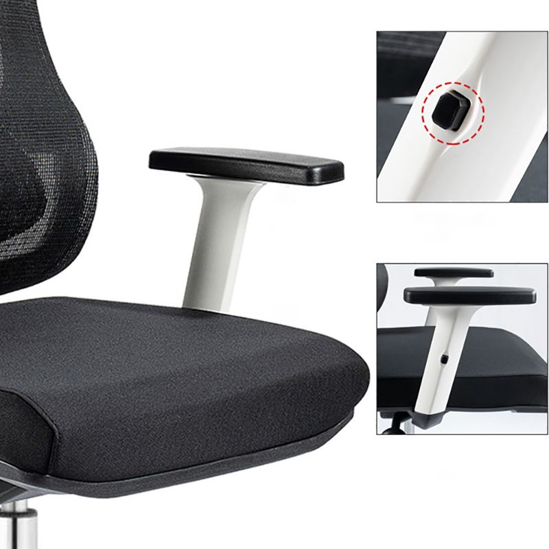 Adjustable Arms Office Chair Microfiber Desk High Back Chair Breathable AirGrid Ergonomic