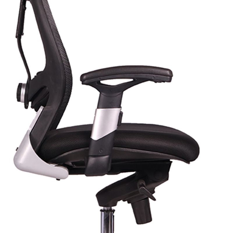 Modern Desk Chair Mesh Computer Chair Mid-Back Swivel Chair with Wheels