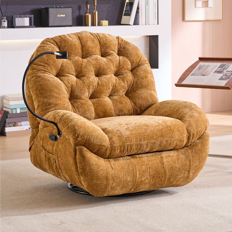 Contemporary Fabric Standard Recliner Nordic Style Living Room Single Recliner