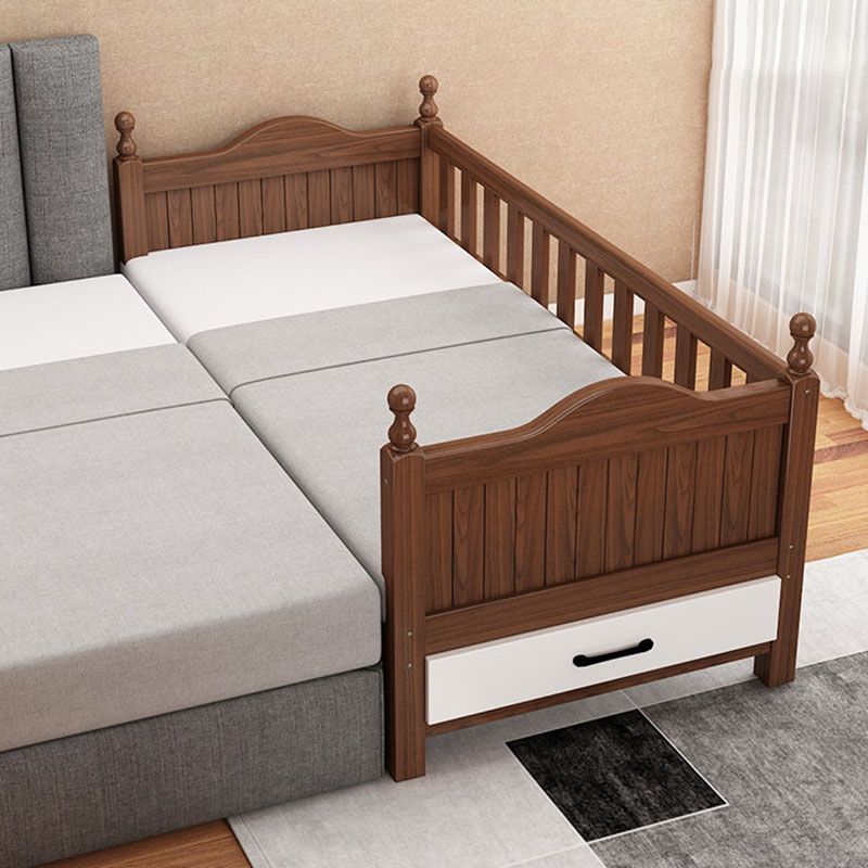 Brown Traditional Nursery Bed No Changing Table Included Wood Day Bed