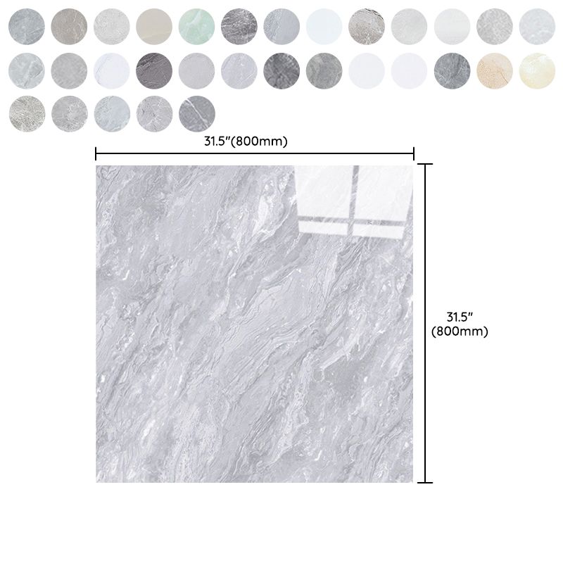 Modern Style Floor Tile Square Waterproof Straight Edge Floor Tile