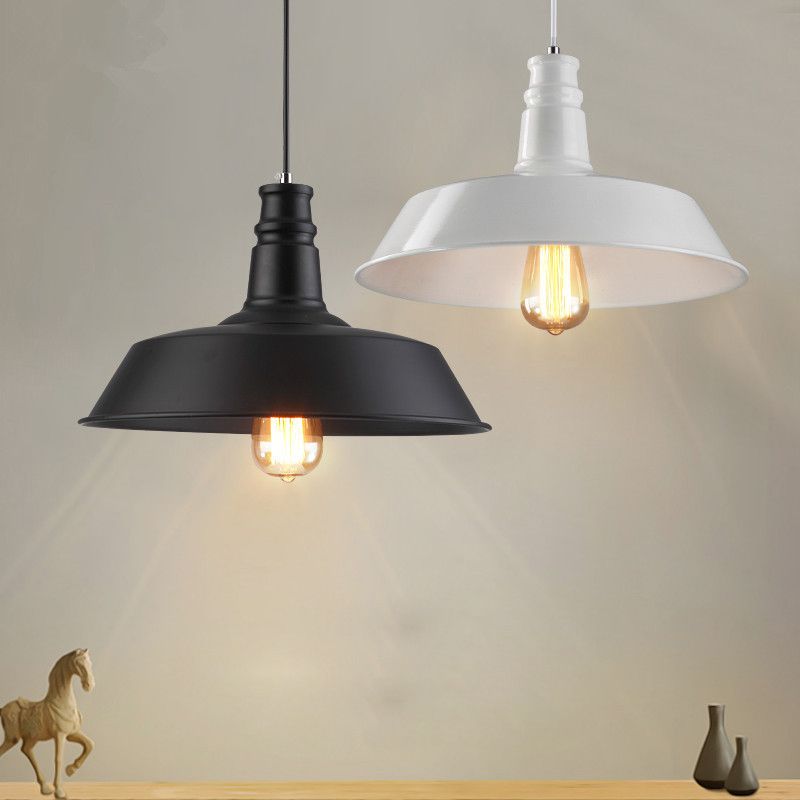 Creative Industrial Pendant Lighting with Metal Shade for Drawing Room Coffee Shop